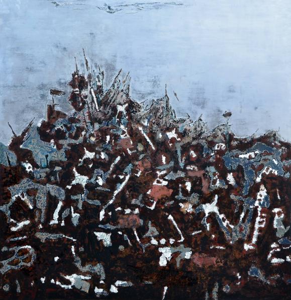 《墟》漆画 .jpg 《墟》漆画 .jpg